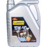 Hsgl Lubran Wellix 15W-40 Sl/cf 4 Lt Motor Yağı Yüksek Koruma, Uzun Ömürlü Performanslı Yağ - Gri - Siyah