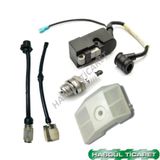 Hsgl Motorlu Testere Ateşleme Bobini Buji Benzin Yağ Hava filtresi Set