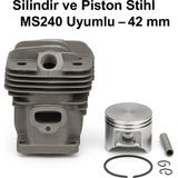 Hsgl Motorlu Testere Silindir ve Piston Stihl MS240 024 Uyumlu – 42 mm