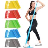 Hshbxd Kadın ve Erkek Egzersizi için Direnç Bantları, Fizik Tedavi Bantları, Germe için Elastik ve Egzersiz Bantları Seti, Rehabilitasyon, Yoga, Pilates, Spor Salonu, Ev Egzersizi için Uygun (Beş Renk)