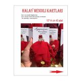 Hsn Kına Gecesi Halay Mendili Kartları 40 Adet 10x14 cm karton , Mendil Dahil Değildir