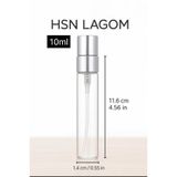 HSN LAGOM 10 ml cam silver gümüş kalem parfüm şişesi 50 adet kolonya Şişesi, Boş Fısfıs Sprey Şişe Genel Bakım Sprey