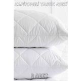 HSN LAGOM %100 polycotton Kapitoneli 2’li Yastık Alezi Koruyucu Fermuarlı Kılıf (50X70 CM)pamuk-cotton