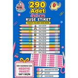 Hsn Okul Etiketi Kalem Defter Etiketi Özel Isim Yazılabilen Etiket Seti - Isim Etiketi 290 Adet Tabaka Şeklinde Kesilmemiş Kuşe Etiket