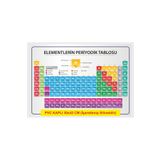Hsn Periyodik Element Cetveli Bilimsel Poster (30x42cm) Pvc Kaplı Yazılıp Silinebilir
