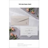 Hsn Sade Nişan Düğün Davetiyesi 100 Adet