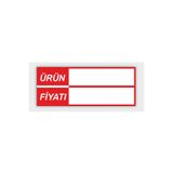 Hsn Silinebilir Pvc Kaplamalı Etiketi Raf Önü Fiyat Etiketi 30'li Paket