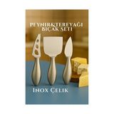 Hsnet Inox Peynir Bıçağı Seti - Tereyağı Bıçağı Kahvaltı Seti Profesyonel Tasarım 304 Paslanmaz Çelik