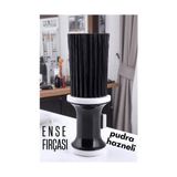 Hsnet Pudra Hazneli Ense Fırçası Saç Temizleme Fırçası - Berber Temizlik Fır - TK002M-6XL2N - Çok Renkli