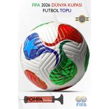 Hsport Fifa 2026 Dünya Kupası Yeni Sezon Futbol Topu Trionix DAYANIKLI Halı Saha,Çim,Beton Zemin Dikişli Top No:5