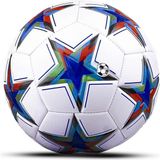 Hsport Futbol Topu Uefa Şampiyonlar Ligi 5 Numara Halı Çim Saha ve Beton Zemine Uygun Dikişli Ma - Çok Renkli