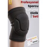 Hsport Sakatlık öncesi ve sonrası Pro Sporcu Dizlik Dirseklik Basketbol,Voleybol,Paten,Box,Güreş Dizlik