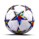 Hsport UEFA Şampiyonlar Ligi Futbol Topu Halı Saha ve Beton Zemine Uygun Dikişli Maç ve İdman Topu No:5 (pompa hediyeli) (Kırmızı)