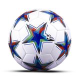 Hsport UEFA Şampiyonlar Ligi Futbol Topu Halı Saha ve Beton Zemine Uygun Dikişli Maç ve İdman Topu No:5 (pompa hediyeli) (Mavi)