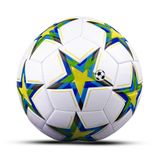 Hsport UEFA Şampiyonlar Ligi Futbol Topu Halı Saha ve Beton Zemine Uygun Dikişli Maç ve İdman Topu No:5 (pompa hediyeli) (Sarı)