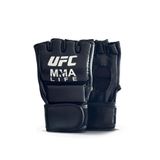 Hsport UFC MMA Eldiveni, Suni Deri, Kesik Parmak Tasarımı, Velcro Bilek Desteği, Kafes Dövüşü ve İdman (Large)