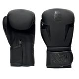 Hsport Yüksek Kalite Profesyonel Boks Eldiveni 10 OZ Dövüş Sporları Kick Boks Muay Thai için Boxing Maç ve İdman Eldiveni (Siyah)