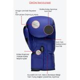 Hsport Yüksek Kalite Profesyonel Deri Boks Eldiveni Kick Boks Muay Thai 12 OZ Boxing Maç ve İdman Eldiveni