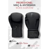Hsport Yüksek Kalite Profesyonel Deri Boks Eldiveni Kick Boks Muay Thai Boxing Maç ve İdman Eldiveni