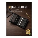 HSR ERKEK HAKİKİ DERİ CÜZDAN GERÇEK DİKİŞLİ ORTA BOY 11 KART BÖLMELİ 2 NAKİT BÖLMELİ