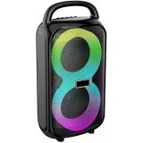 HT-983 Taşınabilir Bluetooth Hoparlör 2×3” Hoparlör 6W Rgb Tws Destekli Extra Bass TF Card Usb Müzik Kutusu