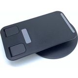 HT-A10 Masaüstü Telefon Tablet Tutucu Stand Taşınabilir Portatif Metal Taban 360 Derece Dönebilir - Option-1 - 001-Renkli