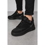Ht Hotin Kobe Unisex Bilekli Sneaker - Esnek Tabanlı Günlük Spor Ayakkabı - Siyah