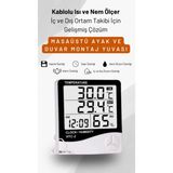 Htc-2 Kablolu Termometre ve Nem Ölçer - Beyaz