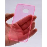 Htc Desire 10 Kılıf Ultra Ince Silikon Kapak 0.2 mm - Pembe