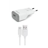 Htc Desire 310 Uyumlu Mikro Usb Girişli 2.0 Amper Şarj Aleti+Kablo Şarj Cihazı - J15