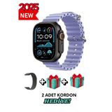 Htc Uyumlu Akıllı Saat Watch Ultra2 49Mm Kordon Hediyeli - Son Versiyon