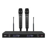 HTDZ HT-99A EL 200 KANAL ÇİFT EL KABLOSUZ TELSİZ MİKROFON