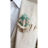 htk butik Damat Yaka iğnesi, Damat yaka çiçeği, sağdıç çiçeği, düğün , Nişan