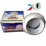 HTM Yapı Kalite - Aspiratör Baca Klapesi Çekvalfi Çekvalf Klapa Beyaz