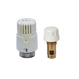 Htm Yapı Kalite Eca Kompakt Termostatik Radyatör Petek Vanası Kısa Tip (41.3mm) 602120813 Takım - Beyaz