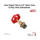 Htm Yapı Kalite - Vana Kapak Takımı 3/4' Şiber Vana & Stop Vana Salmastrası