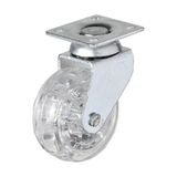Hts 325 Şeffaf Makaralı Tablalı 50x20 mm 4 Adet Mobilya Tekeri