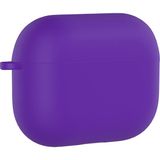 HTstore Airpods Uyumlu Pro 3 Zore Standart Silikon Kılıf-Mor