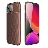 HTstore Apple iPhone 13 Zore Negro Silikon Kapak Kahverengi Kılıf