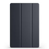 HTstore Galaxy Tab A9 Plus Uyumlu 11 İnç Uyku Modu Akıllı Kapaklı Stant Olabilen Tam Korumalı İnce Yapılı Tablet Kılıfı (Siyah)