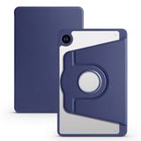 HTstore Galaxy Tab A9 Plus Uyumlu 11 İnç Work Kalem Bölmeli Standlı Tablet Kılıfı (Lacivert)