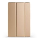 HTstore Galaxy Tab A9 Uyumlu 8.7 İnç Uyku Modu Akıllı Kapak Özellikli Stant Olabilen İnce Yapılı Tablet Kılıfı (Gold)