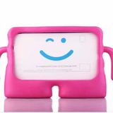 HTstore Galaxy Uyumlu Tab A7 Lite T225 Standlı Çocuk Tablet Kılıf (Pembe Koyu)