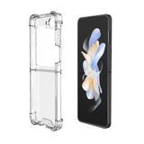 HTstore Galaxy Z Flip 6 Uyumlu Kılıf Anti Shock Şeffaf Silikon Kapak