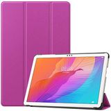 HTstore Huawei Matepad T10S Htstore Smart Kapak Standlı 1-1 Kılıf-Pembe