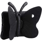 HTstore iPad 9.7 2018 (6.nesil) Htstore Butterfly Standlı Tablet Kılıf-Siyah