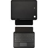HTstore iPad Pro 10.2 (8.nesil) Htstore Border Keyboard Bluetooh Bağlantılı Standlı Klavyeli Tablet Kılıfı - Siyah