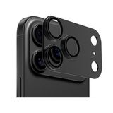 HTstore iPhone Uyumlu 17 Pro Zore Cl-20 Kamera Lens Koruyucu-Siyah