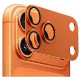 HTstore iPhone Uyumlu 17 Pro Zore Cl-20 Kamera Lens Koruyucu-Turuncu