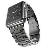 HTstore KRD-04 Siyah Metal Apple Watch 38 mm Kordon